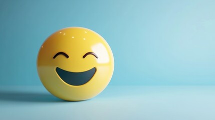 3D illustration of sad and frustrated face