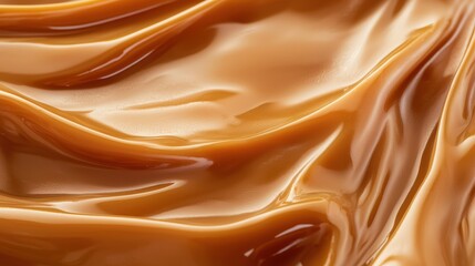 Fototapeta premium Close-up of caramel sauce