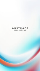 Blurred smooth liquid waves create a soft, flowing background for contemporary visuals