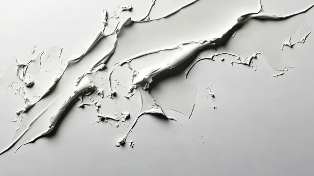 Creative drywall texture application process in a modern art studio during afternoon light