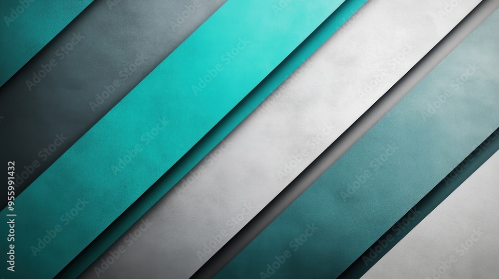Poster a blue and white striped background with a white and blue stripe. the stripes are of different sizes