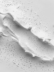 Abstract white foam texture