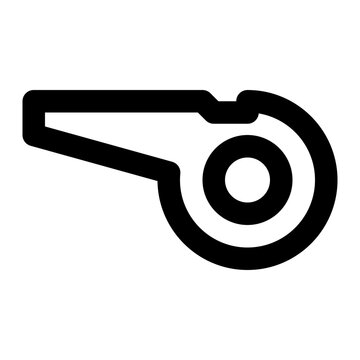 recommend clip art: whistle, referee, football, soccer, sport outline icon