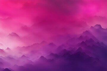 A gradient background transitioning from deep purple to bright pink created with smooth paint stroke, AI generated