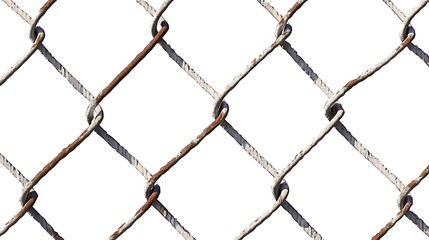 Fototapeta premium Rusty Chain Link Fence Texture