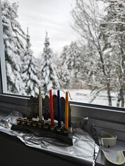 Chanukah in the snow
