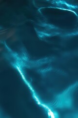 Shimmering blue water