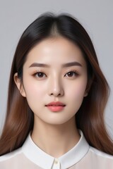 Fototapeta premium Beautiful Fashion Model with Flawless Skin and Sensual Lips