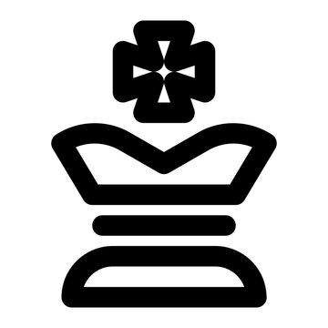 recommend clip art: king, game, chess, strategy, pieces outline icon