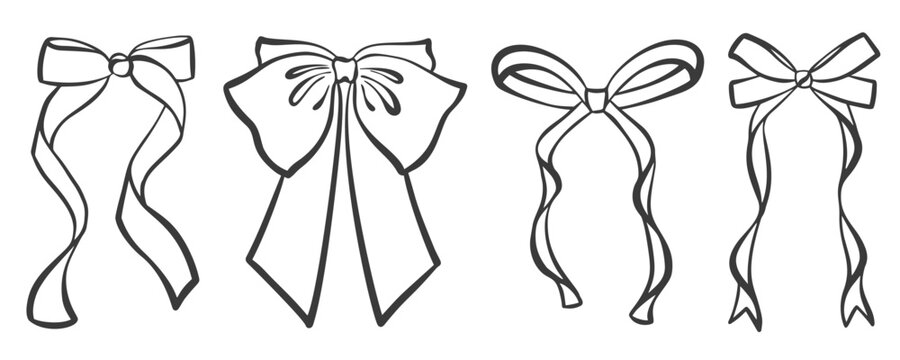 How To Draw Ribbon Bow How To Draw Ribbon Bow