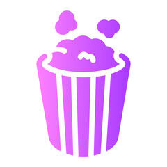 popcorn Gradient icon