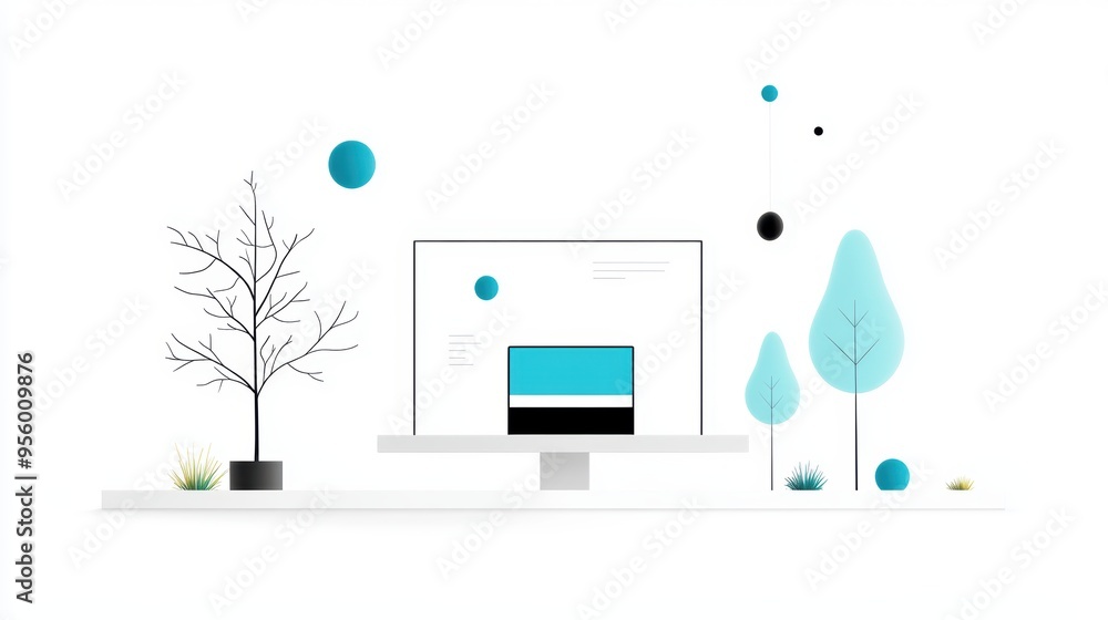 Aufkleber a wireframe for a website homepage design, outlining the layout of key elements such as header, navi