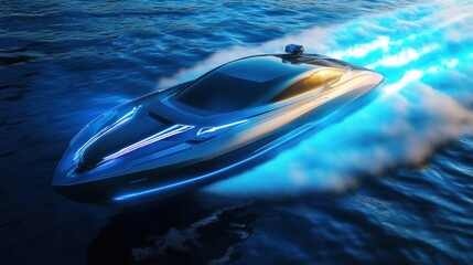 Speedboat on the Water