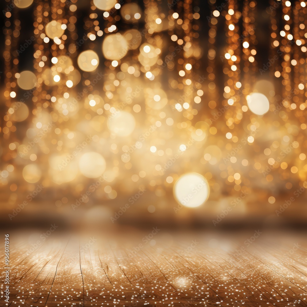 Canvas Prints Festive bokeh lights