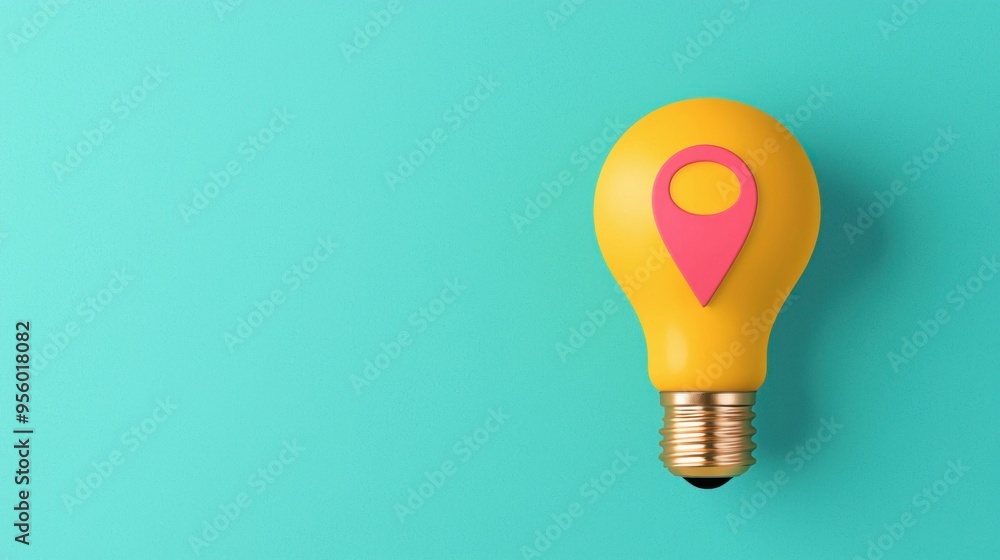 Aufkleber lightbulb location idea.