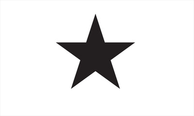 black and white star