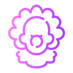 drum Line Gradient Icon