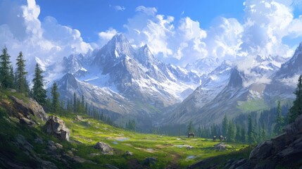 Obraz premium mountain landscape