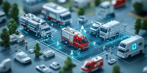 3D network platform that connects first responders, hospitals, and emergency management