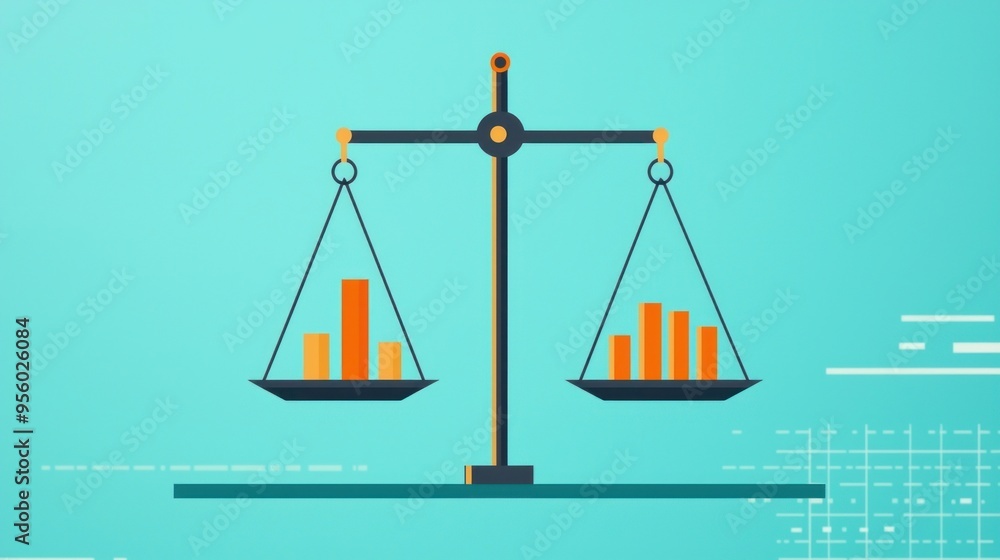 Poster Balanced Scale Graph.