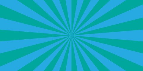 Sunburst beam light vintage shine and graphic summer explosion pattern. dark blue bright sunrise isolated glow striped texture background.	
