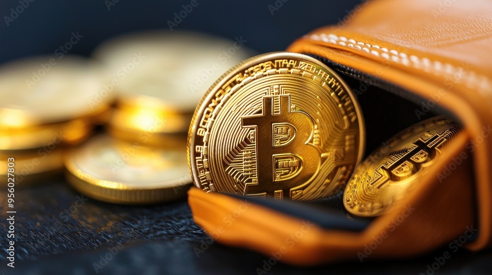 Poster bitcoin in wallet.
