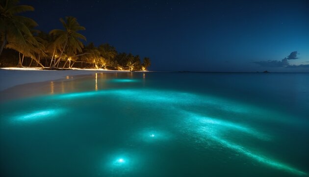 Bioluminescent Beaches (Various locations): Some beaches around the world, like Mosquito Bay in Vieques, Puerto Rico,
