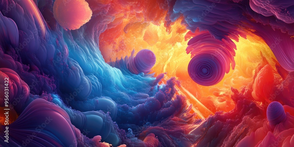 Poster abstraction space in 3d cartoon rendering