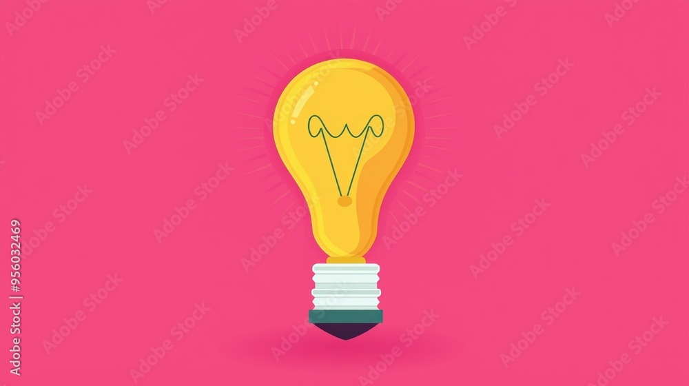 Poster lightbulb idea.