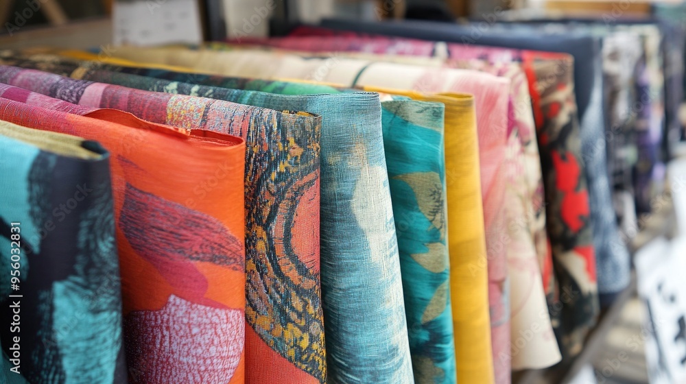 Poster textile designers frequently utilize a range of materials hues and methods to create distinct printe