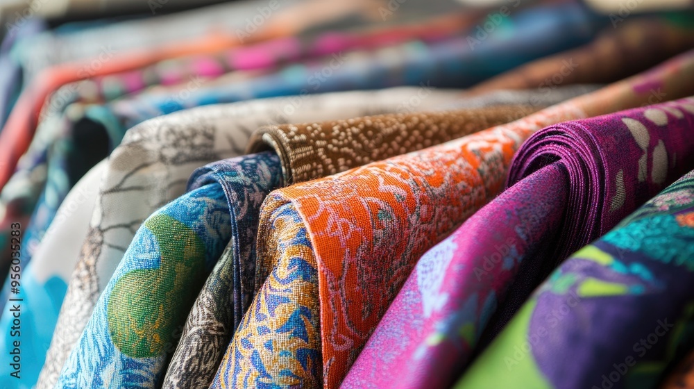 Poster textile designers frequently utilize a range of materials hues and methods to create distinct printe