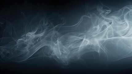 Naklejka premium Abstract white smoke