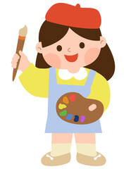 화가,꼬마,미술가,미술