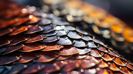 a close up of a scales. 