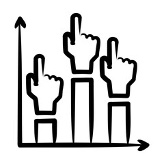 Obraz premium Voting Pattern Icon