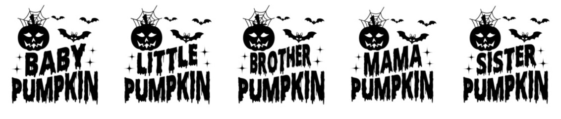 Modern Retro Fall Bundle Labels And Badges, Calligraphic Lettering Bundle Vector Illustration for Magazine, Decal, Printable