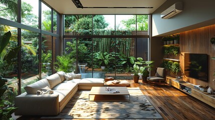Fototapeta premium modern living room