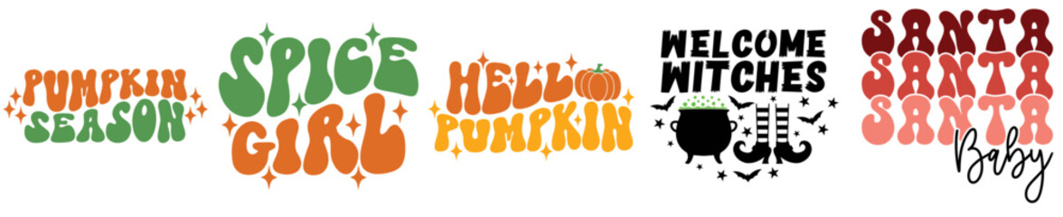 Creative Holiday Mega Bundle Quotes, Hand Lettering Pack Vector Illustration for Advertisement, Packaging, T-Shirt Design