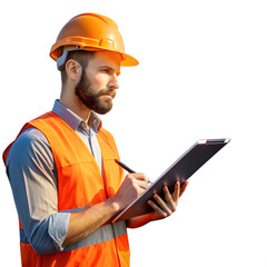 Construction Safety Inspector at Work