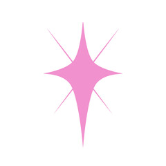 Obraz premium Doodle sparkle light diamond blink spark shine lamp illustration that can be used for sticker, book, scrapbook, icon, decorative, e.t.c with aesthetic colorful color