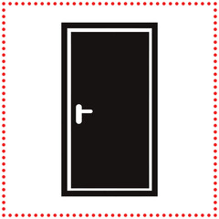 Simple Door Vector Design   Great for Interior Design and Home Decor Themed Illustrations