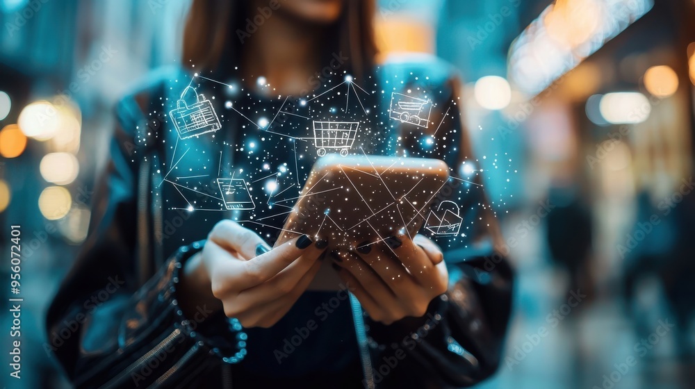 Fototapete 4h ecommerce marketing: strategies to build unbreakable customer loyalty using data and ai