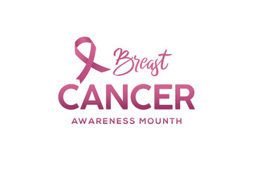 Breast Cancer Awareness Banner Background vector