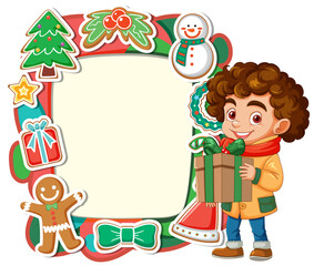 Obraz premium Holiday Cheer with Gifts and Decorations