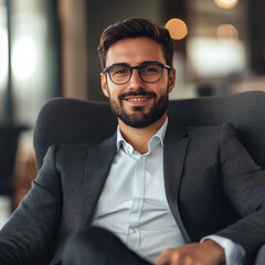 Confident Businessman.