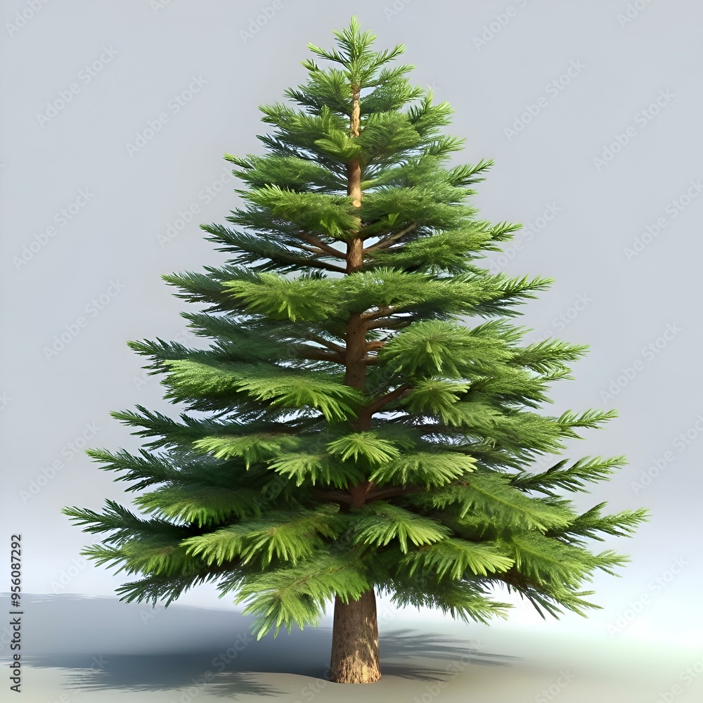 Aufkleber a realistic 3d rendering of a bald cypress tree. perfect for nature themed projects.