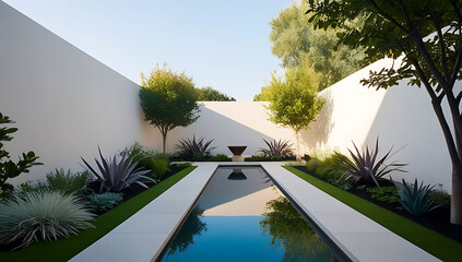 Modern Style landscape design model