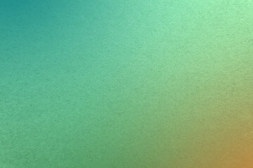 Fancy colorful green blue burnt orange tone color paint on eco environmental friendly blank cardboard box paper texture background with space minimal style  
