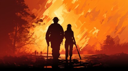 Obraz premium International Disaster Reduction Day October 13 Generative AI