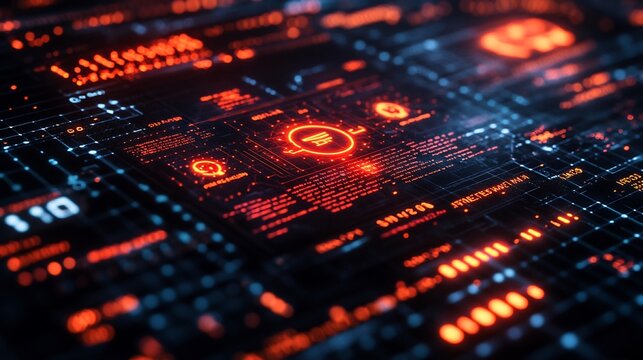 Cybersecurity infographic threat detection prevention strategies and recovery plans